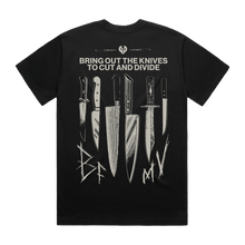 Load image into Gallery viewer, Bring Out the Knives (Black) T-shirt
