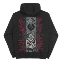 Load image into Gallery viewer, Floral Skull Pullover Hoodie
