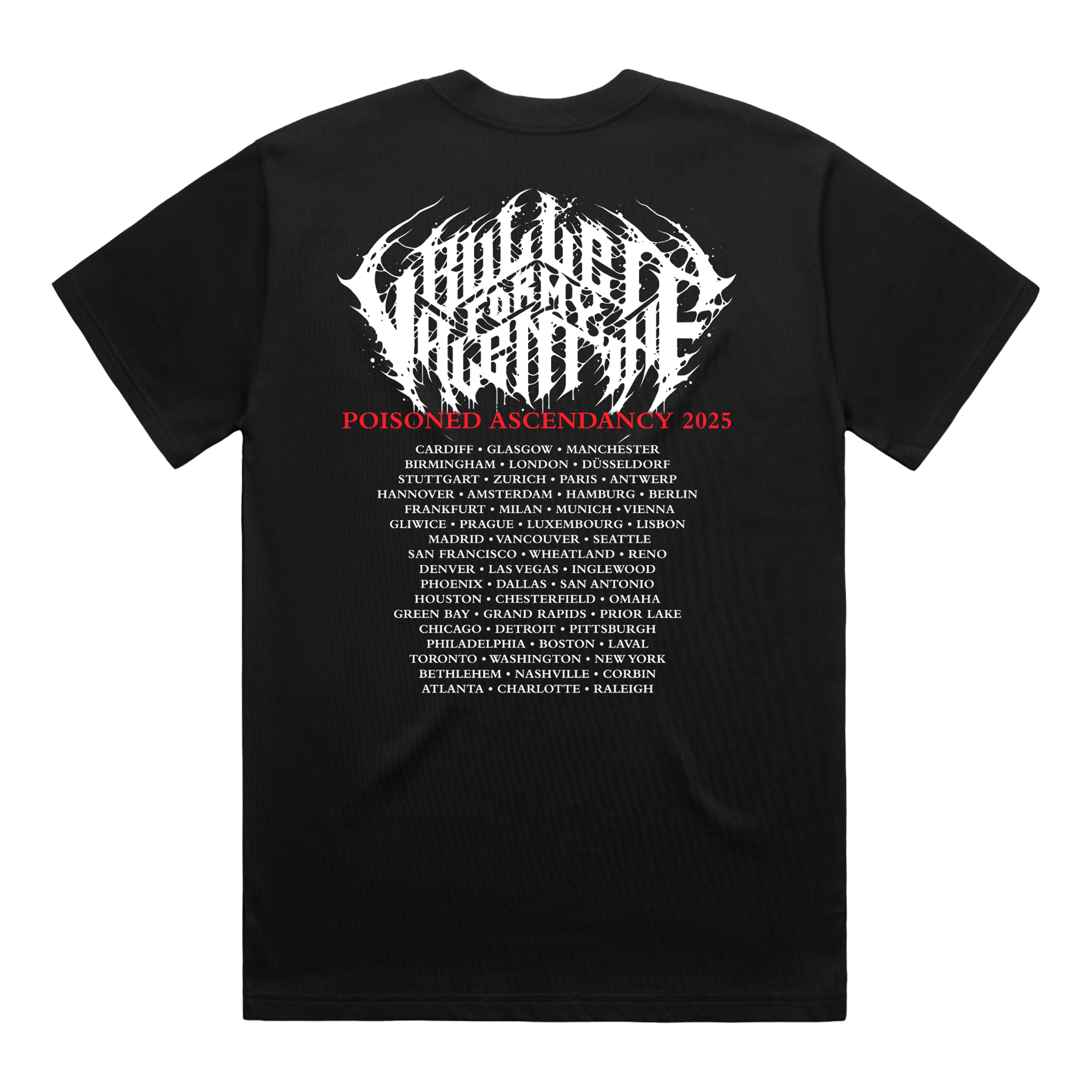 Through The Door Black T-Shirt – Bullet For My Valentine US Store Through The Door Black T-Shirt – Bullet For My Valentine US Store